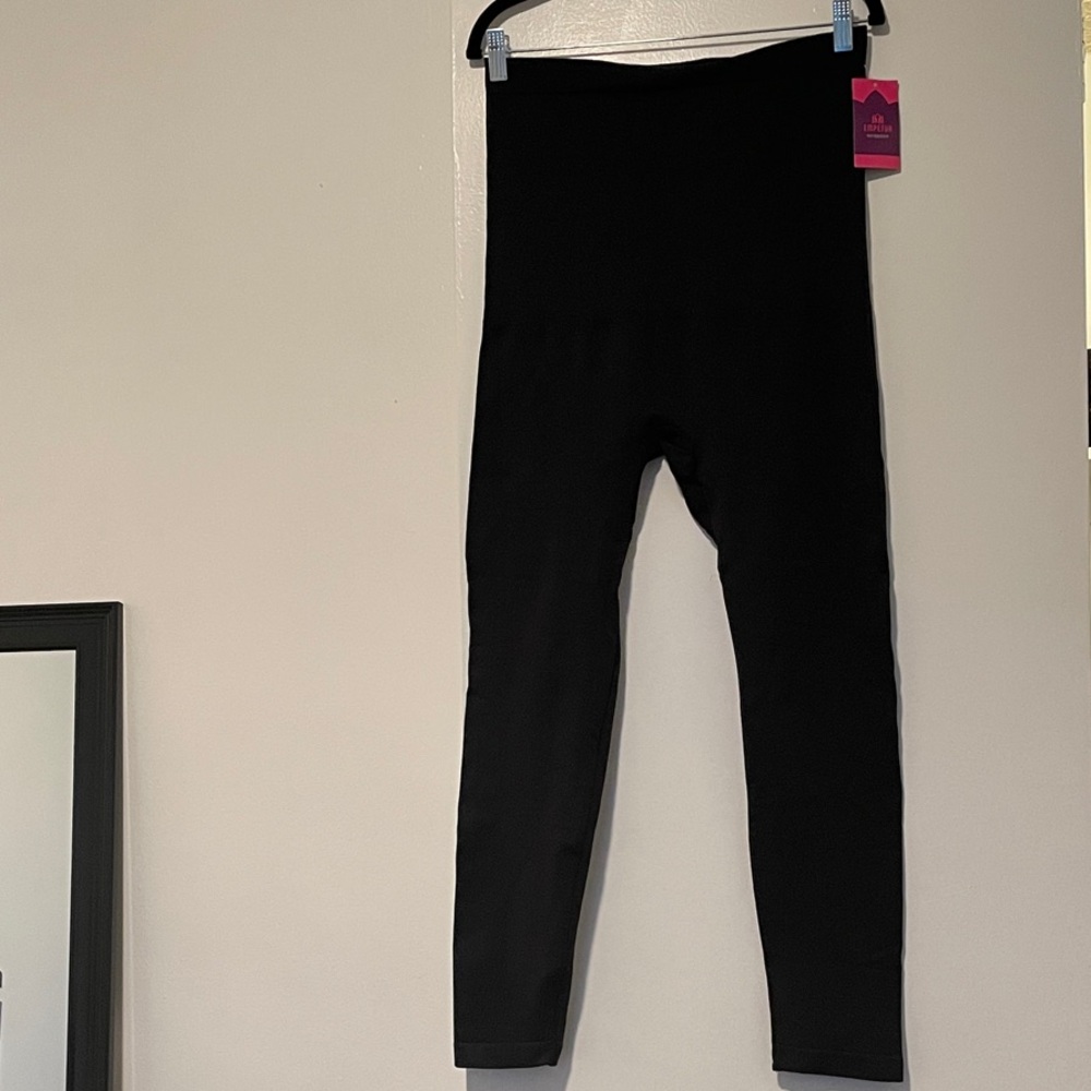 NWT Empetua Classic Black Shapewear Leggings Size XL